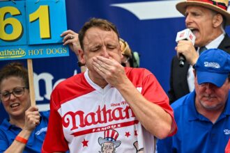 Joey Chestnut reveals foods he won’t eat in competition as he tours Minor League stadiums for local delicacies