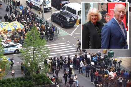 King Charles, Queen Camilla joined by celebs, supermodels at swanky Christie’s reception ending whirlwind NYC visit