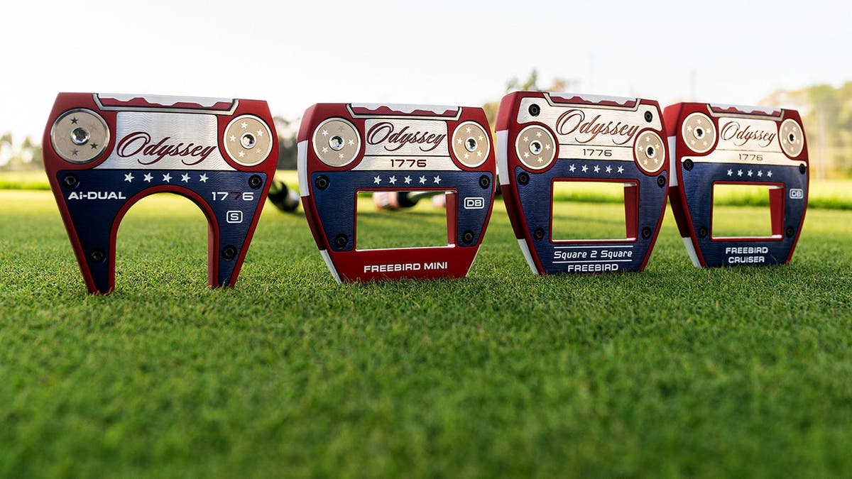 Putters laying on ground