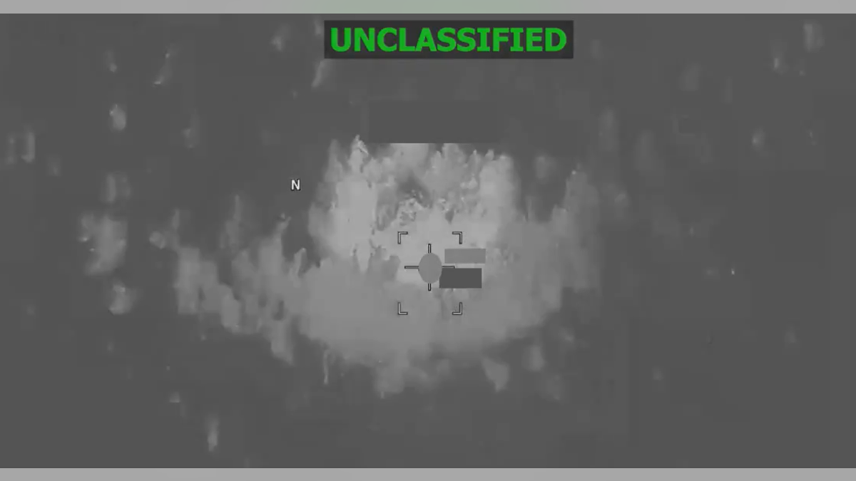 fiery explosion on alleged drug trafficking vessel in the Pacific