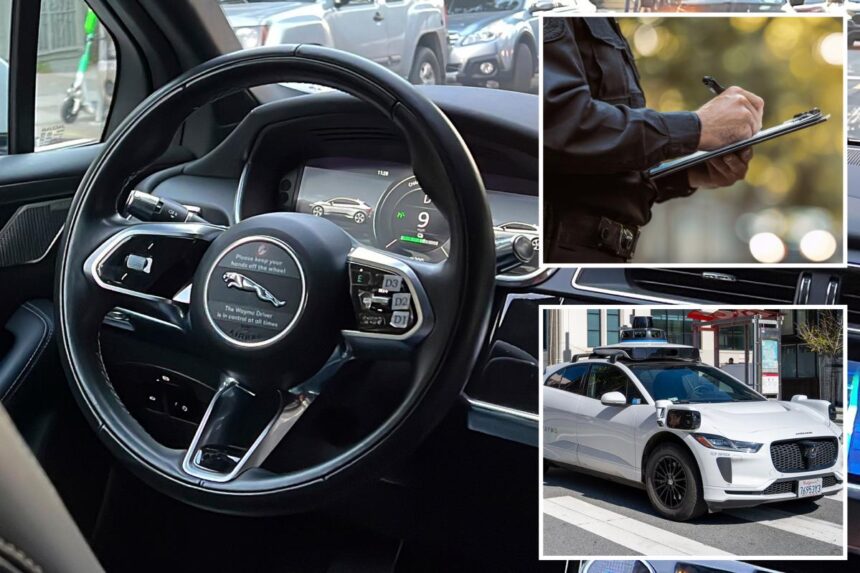 Driverless taxis can get traffic tickets in California but there’s a catch