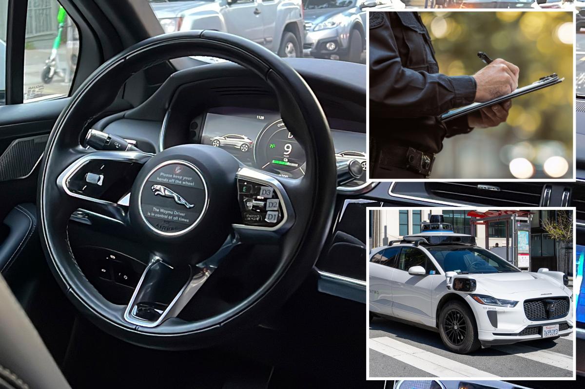 Driverless taxis can get traffic tickets in California but there’s a catch