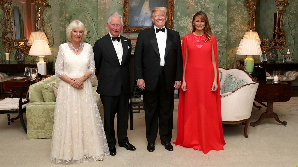 Prince Charles and Camilla hosting President Donald Trump and First Lady Melania Trump