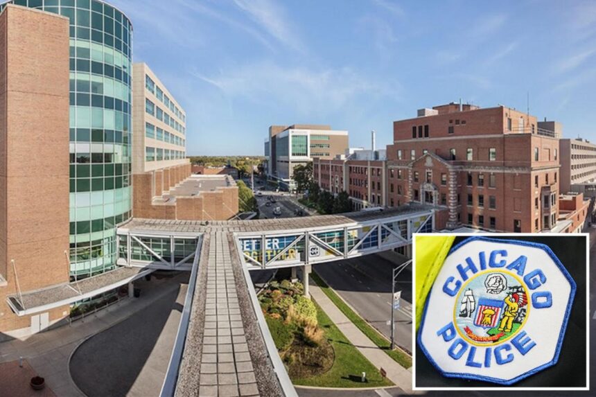Two police officers shot during prisoner transport at Chicago hospital, suspect in custody