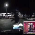 Dramatic video shows masked gunman fleeing NJ Chick-fil-A after mass shooting