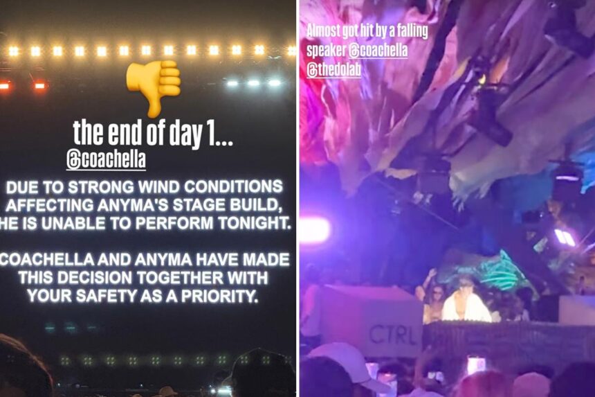 Coachella horror as huge light plunges onto fans mid-concert: ‘Blood all over’