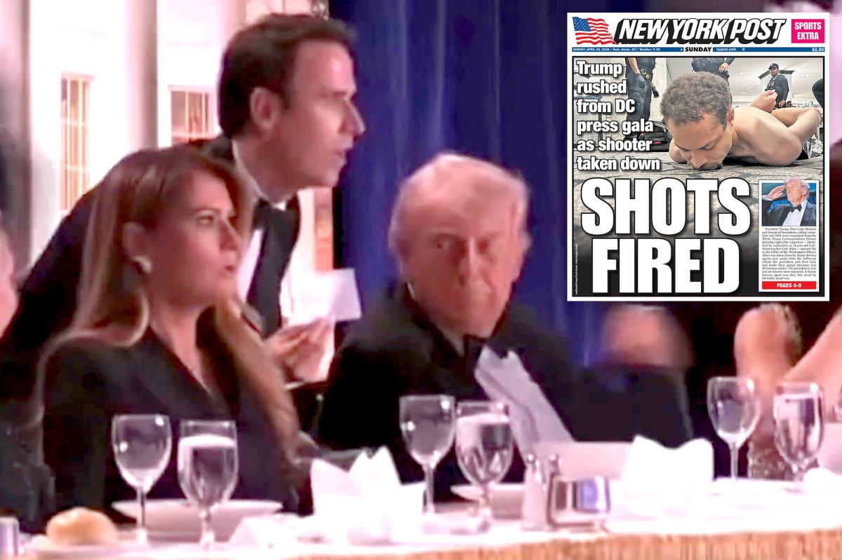 Melania Trump has stunned reaction as gunfire erupts at White House Correspondents’ Dinner