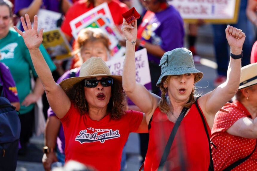 Massive LAUSD school strikes called off at final moment — as staff score staggering 24% pay hike