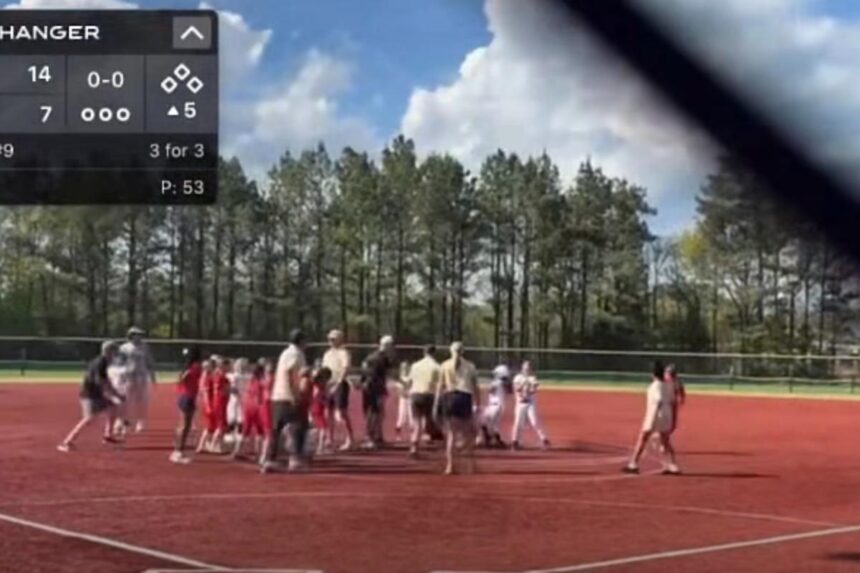 Georgia youth softball coach attacks rival on pitcher’s mound in catfight caught on video
