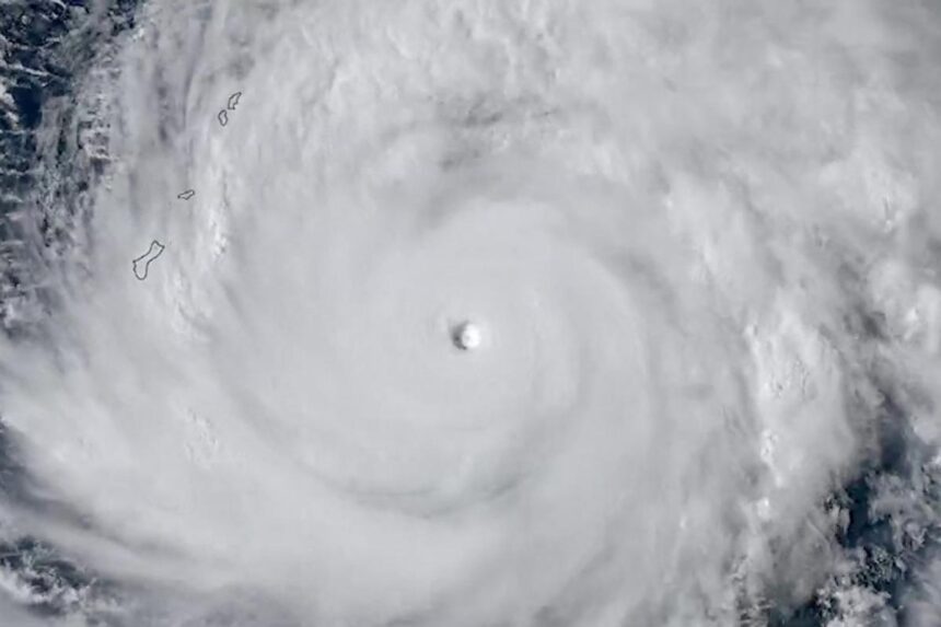 Monster typhoon in the Pacific Ocean is bearing down on group of remote US islands