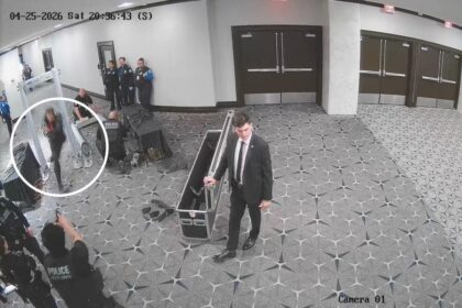 Armed WHCD suspected shooter Cole Allen seen bolting through metal detector in new, high-quality video