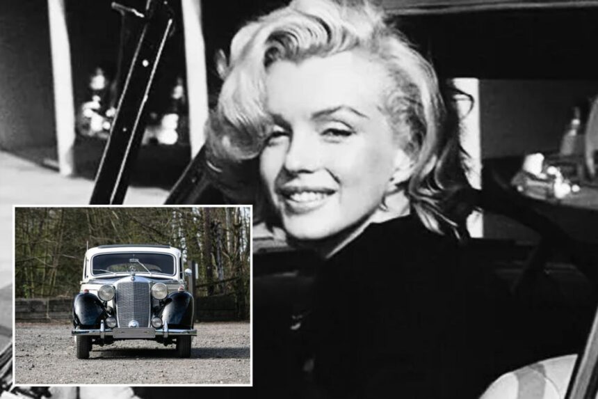 Marilyn Monroe’s Mercedes-Benz with monogrammed ‘MM’ on dashboard set to sell for over 0K