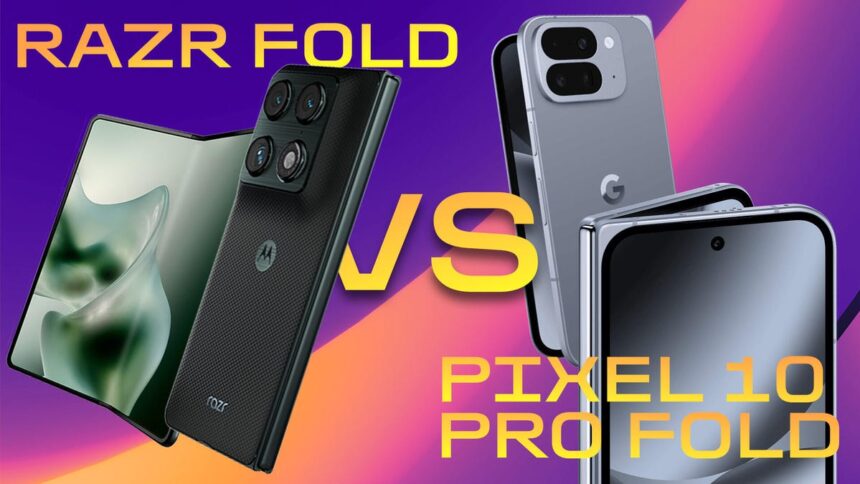 Motorola Razr Fold vs. Google Pixel 10 Pro Fold: Key Specs Compared