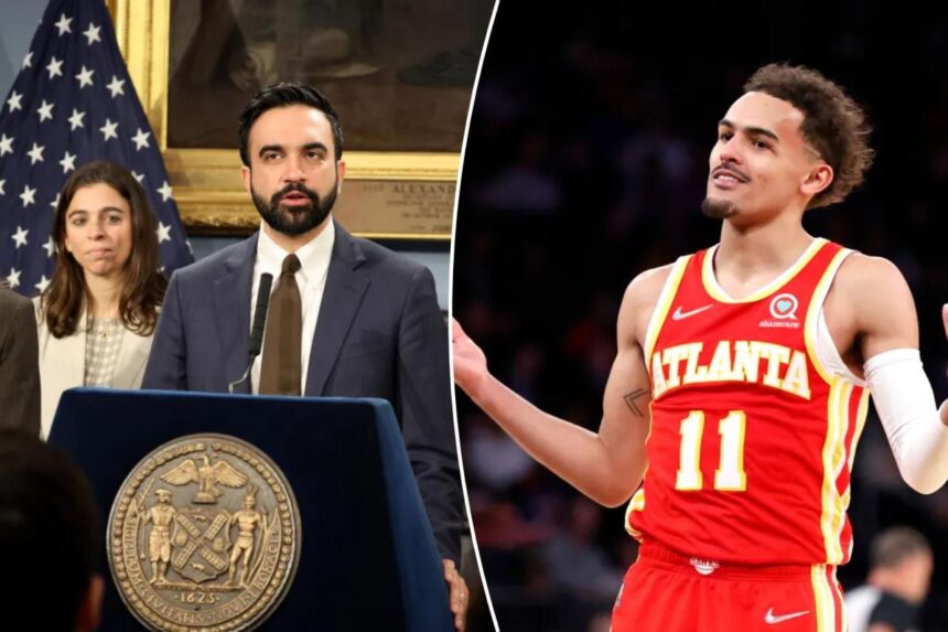 Mamdani jokes Trae Young is reason for expensive Garden playoff tickets — but Knicks nemesis claps back