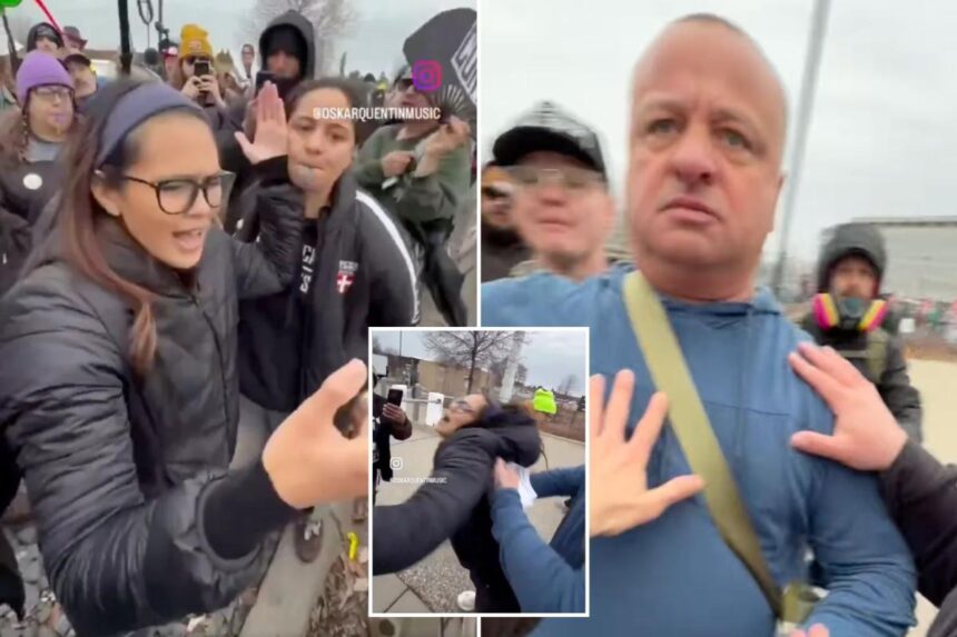 Minnesota dad who shoved conservative reporter says he’s second-guessing living in US after backlash