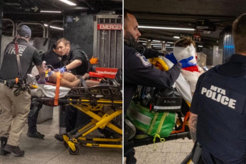 NYC cops shoot machete-wielding maniac who stabbed 2 at Grand Central Terminal