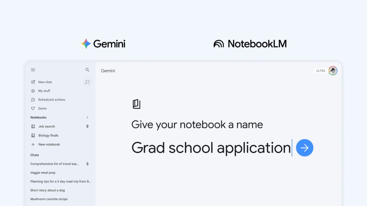 Gemini Gets New Notebooks Feature That Syncs With NotebookLM