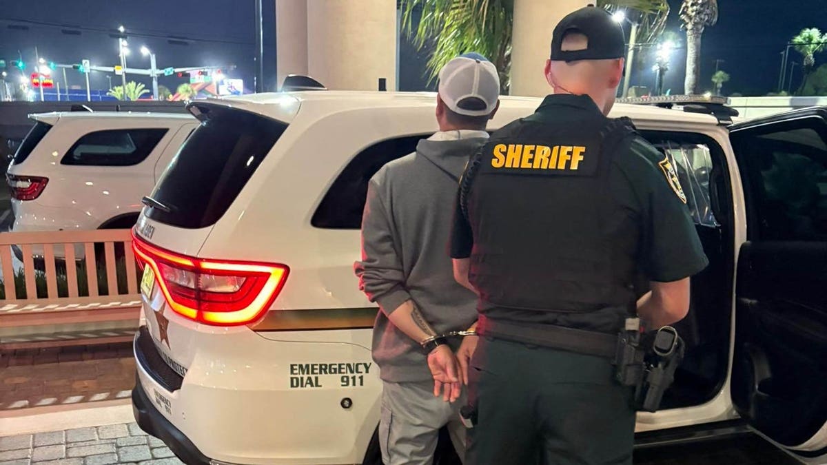 A former police officer was taken into custody in Florida