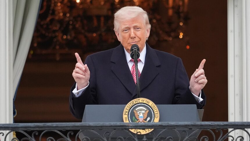 Trump gives rare praise to persistent GOP foe after White House ballroom vote