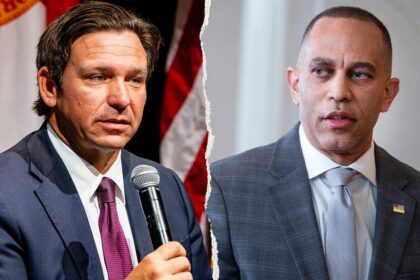 ‘Lame duck’: Jeffries rips DeSantis after Florida invitation as redistricting fight heats up