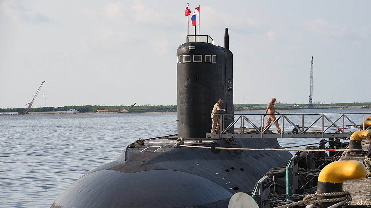 A Russian submarine