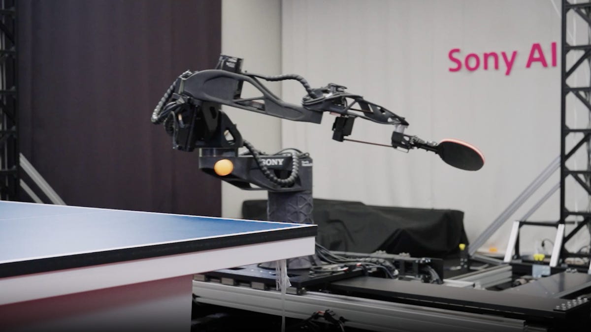 Sony’s New AI Robot Can Probably Beat You in Table Tennis