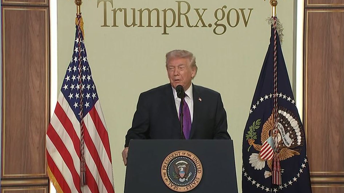 President Donald Trump makes announcement about TrumpRx.gov prescription website, Thursday, Feb. 5, 2026, at the White House in Washington, D.C.