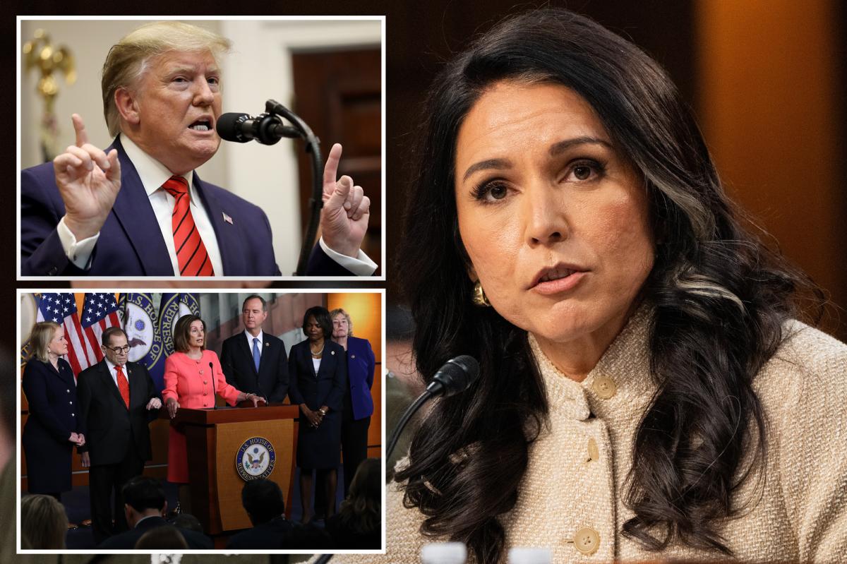 Tulsi Gabbard exposes the flimsy ‘false narrative’ intel community watchdog pushed to impeach Trump in 2019