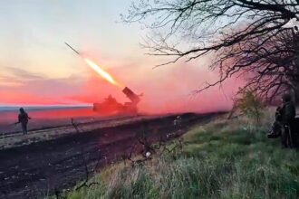 Russia launches nearly 300 drones at Ukraine as soldiers’ bodies retur