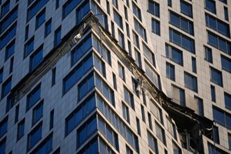 Drone strikes Moscow building just days before Russia’s V-Day parade