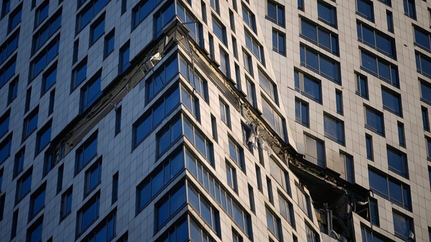 Drone strikes Moscow building just days before Russia’s V-Day parade