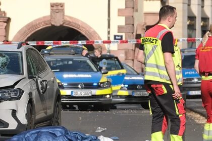 At least one killed after car drives into people on street in Leipzig