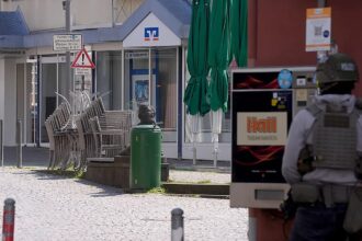 Hostages taken in bank robbery in western Germany, police say
