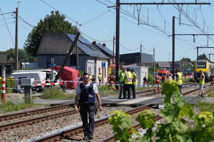 Four dead and two injured after train hits school bus in Belgium