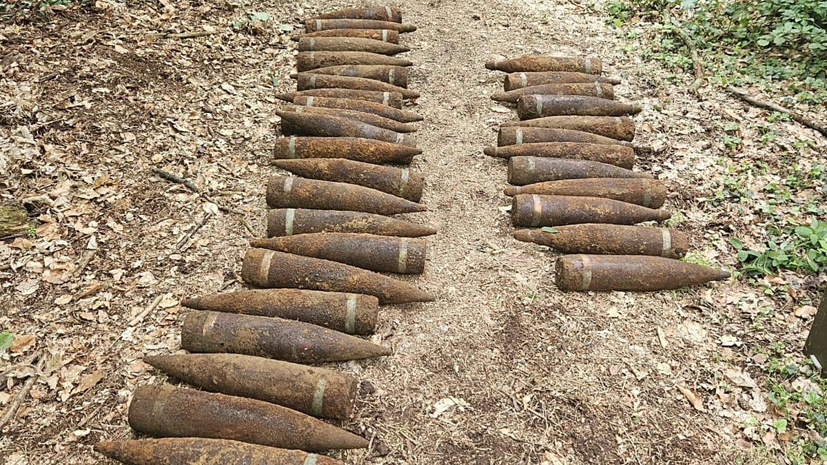 1.5 tonnes of Soviet munitions found in Berlin forest