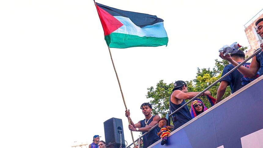 Yamal’s Palestine flag wave revives debate over politics in football