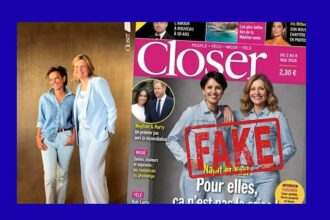 Right-wing broadcaster shares fake magazine cover of French politician