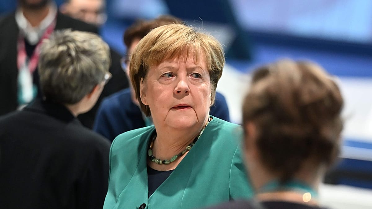 EU honours Merkel as stabilizer in nod to Trump-era turbulence
