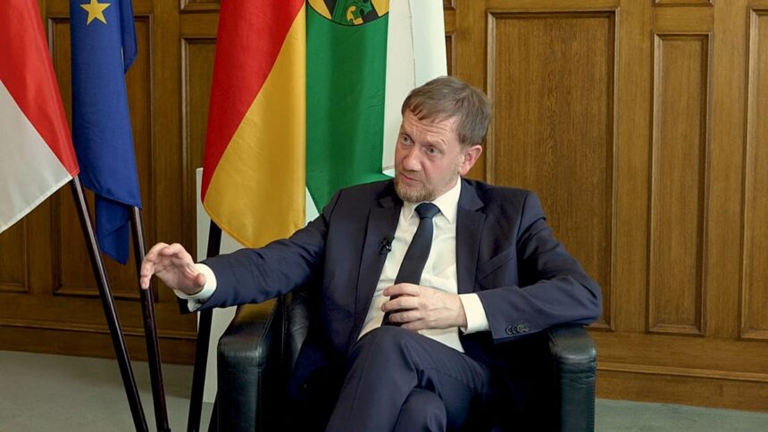 Senior CDU figure Kretschmer on Ukrainian refugees and Russian gas