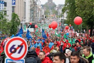 General strike in Belgium against government reforms