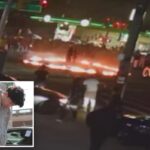 Reckless driver who allegedly spun around in BMW during viral, fiery NYC car meet-up is busted: cops