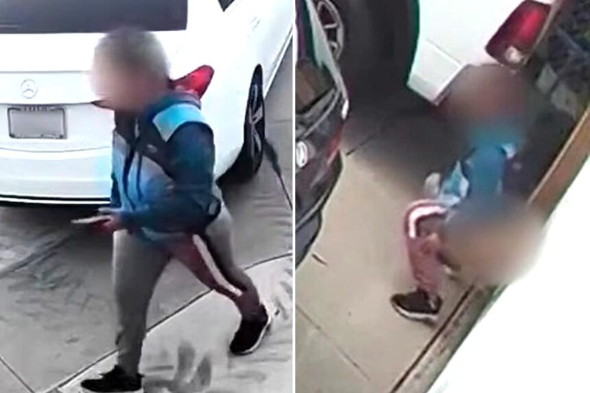 Female Amazon driver caught in disgusting act outside customer’s home