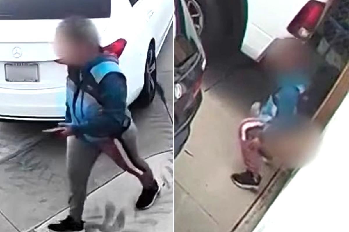 Female Amazon driver caught in disgusting act outside customer’s home
