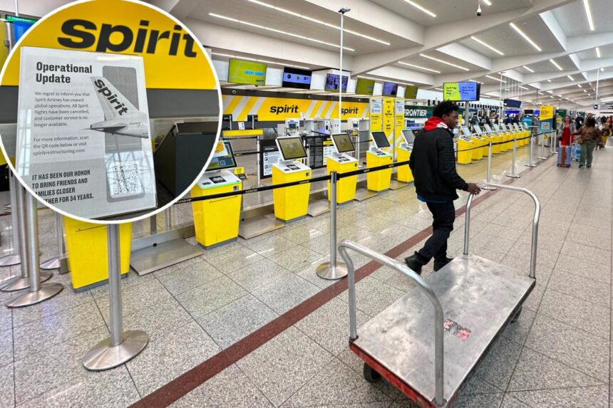 Spirit Airlines shutdown torpedoes flights across NY, NJ — here’s what to do with your boarding pass