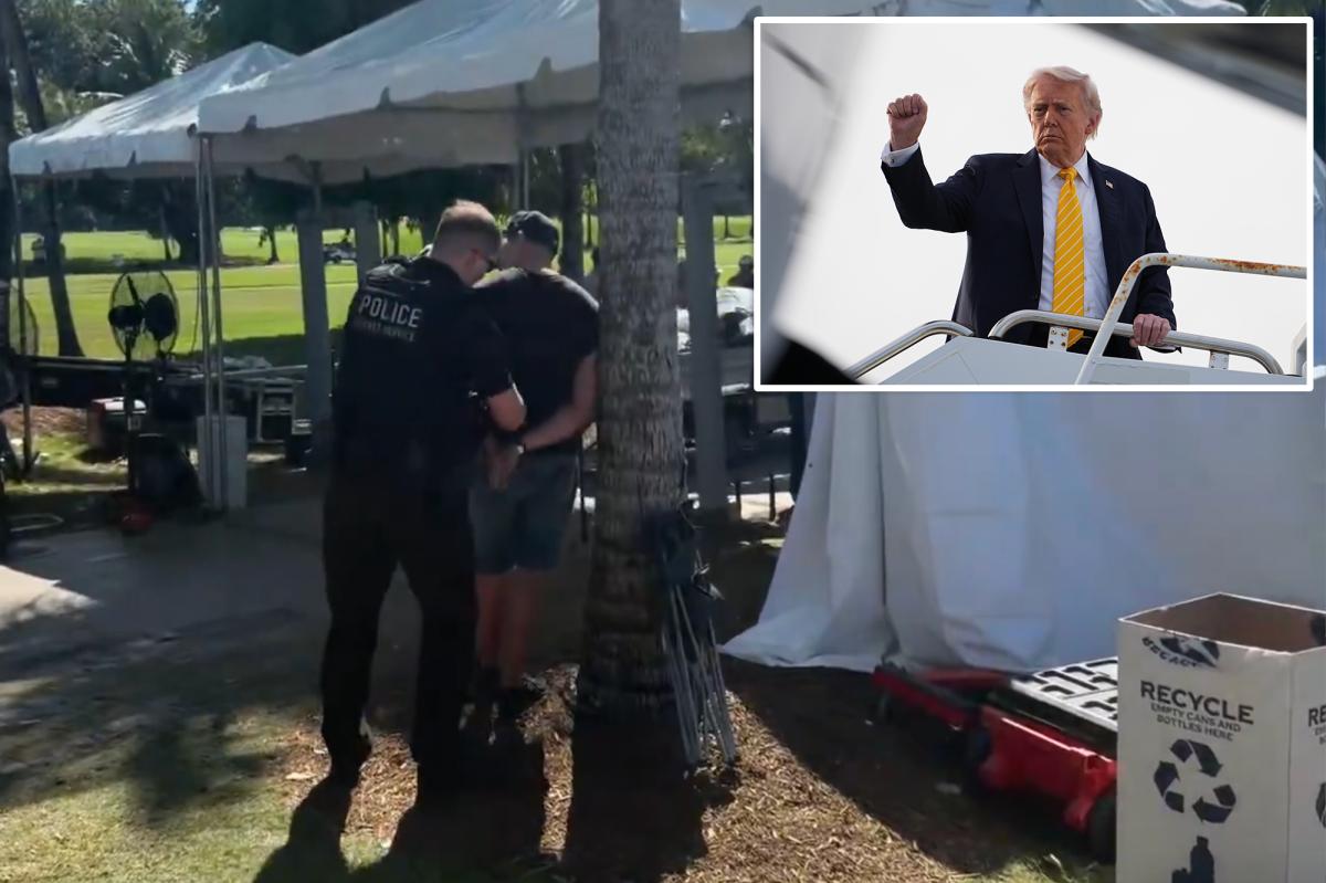 Unruly man nabbed by Secret Service at Trump’s Florida golf course a week after Correspondents’ shooting