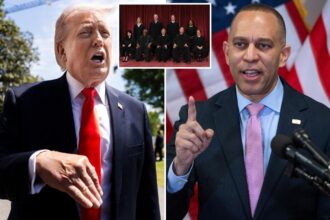 Trump demands Hakeem Jeffries ‘impeachment’ after top House Dem trashes Supreme Court