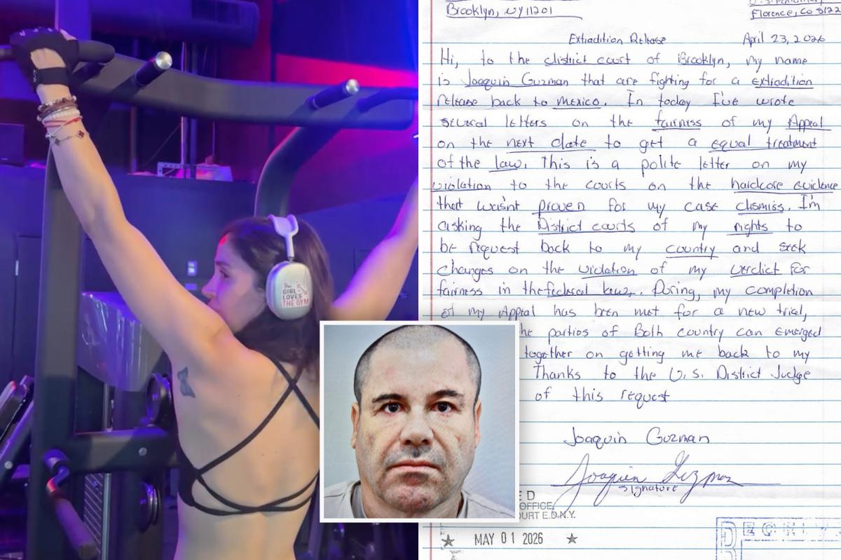 El Chapo’s wife shares peek into private life after judge nixes her drug-lord hubby’s bizarre pleas