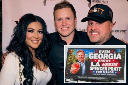 Exclusive | Spencer Pratt goes coast-to-coast as billboard celebrating his campaign pops up in unlikely place