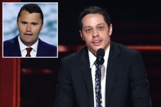 Pete Davidson drops truly horrific Charlie Kirk joke during Kevin Hart roast