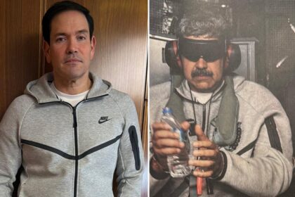 Marco Rubio dons Nike ‘Venezuela’ tracksuit on Air Force One: ‘Maduromaxxing’ 